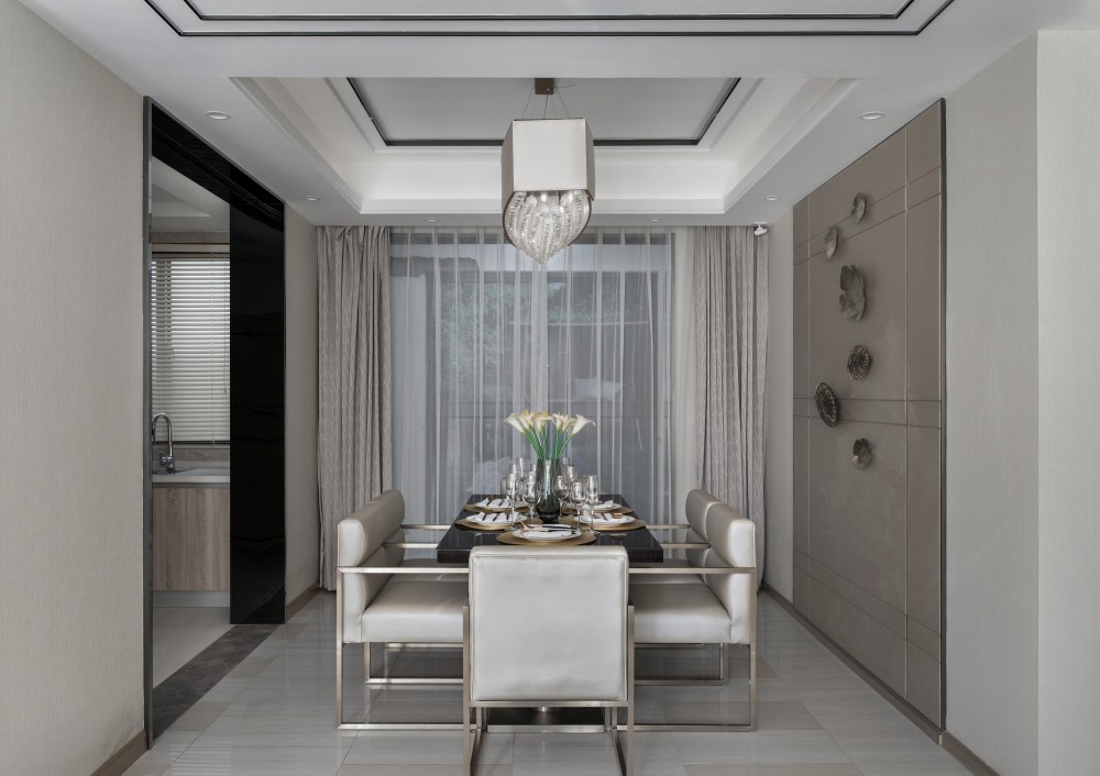 現(xiàn)代輕奢風(fēng)格室內(nèi)設(shè)計(jì)家裝案例-餐廳 現(xiàn)代輕奢風(fēng)格室內(nèi)設(shè)計(jì)家裝案例-餐廳