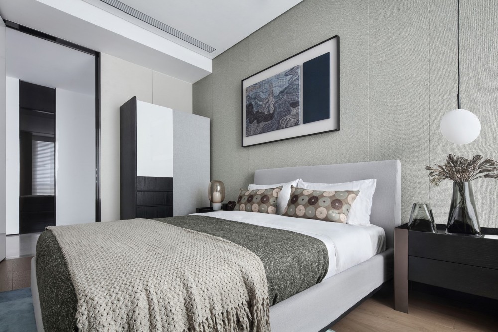 簡(jiǎn)約黑白灰風(fēng)格室內(nèi)設(shè)計(jì)家裝案例-次臥 簡(jiǎn)約黑白灰風(fēng)格室內(nèi)設(shè)計(jì)家裝案例-次臥