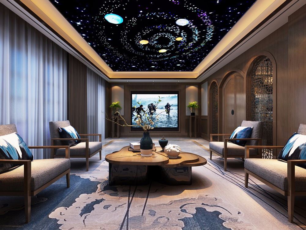 佛山市保利玥府新中式風格別墅裝修案例