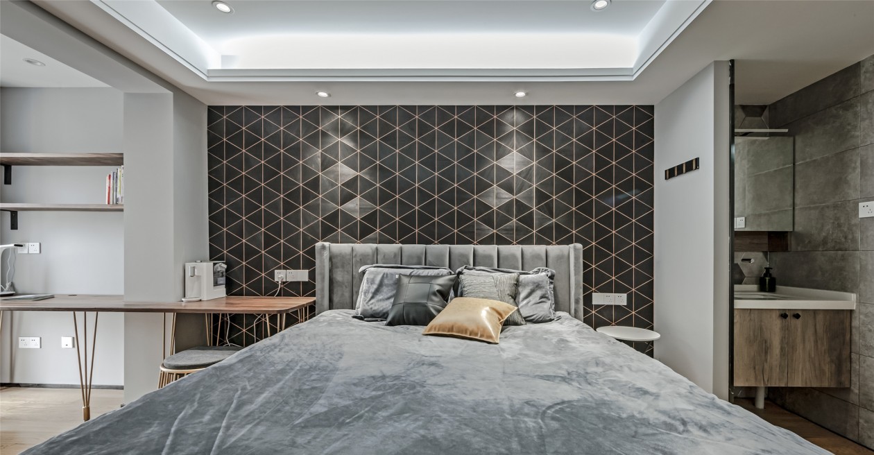 現(xiàn)代前衛(wèi)風(fēng)格室內(nèi)設(shè)計家裝案例-主臥 現(xiàn)代前衛(wèi)風(fēng)格室內(nèi)設(shè)計家裝案例-主臥