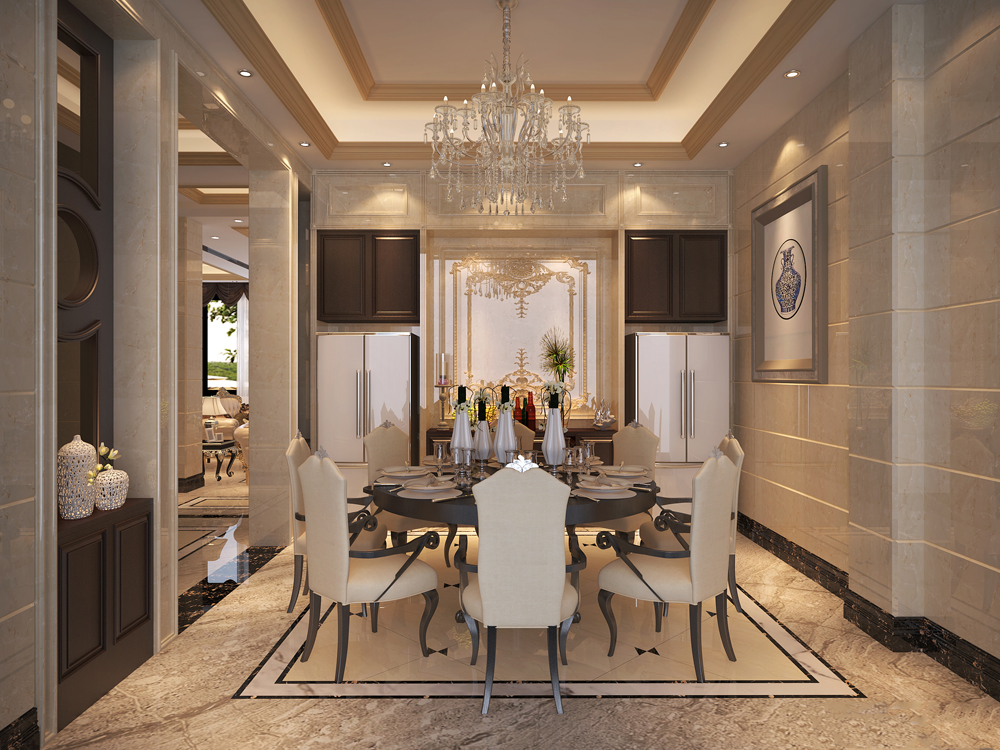 韶關(guān)市外灘華府歐式風(fēng)格別墅裝修案例