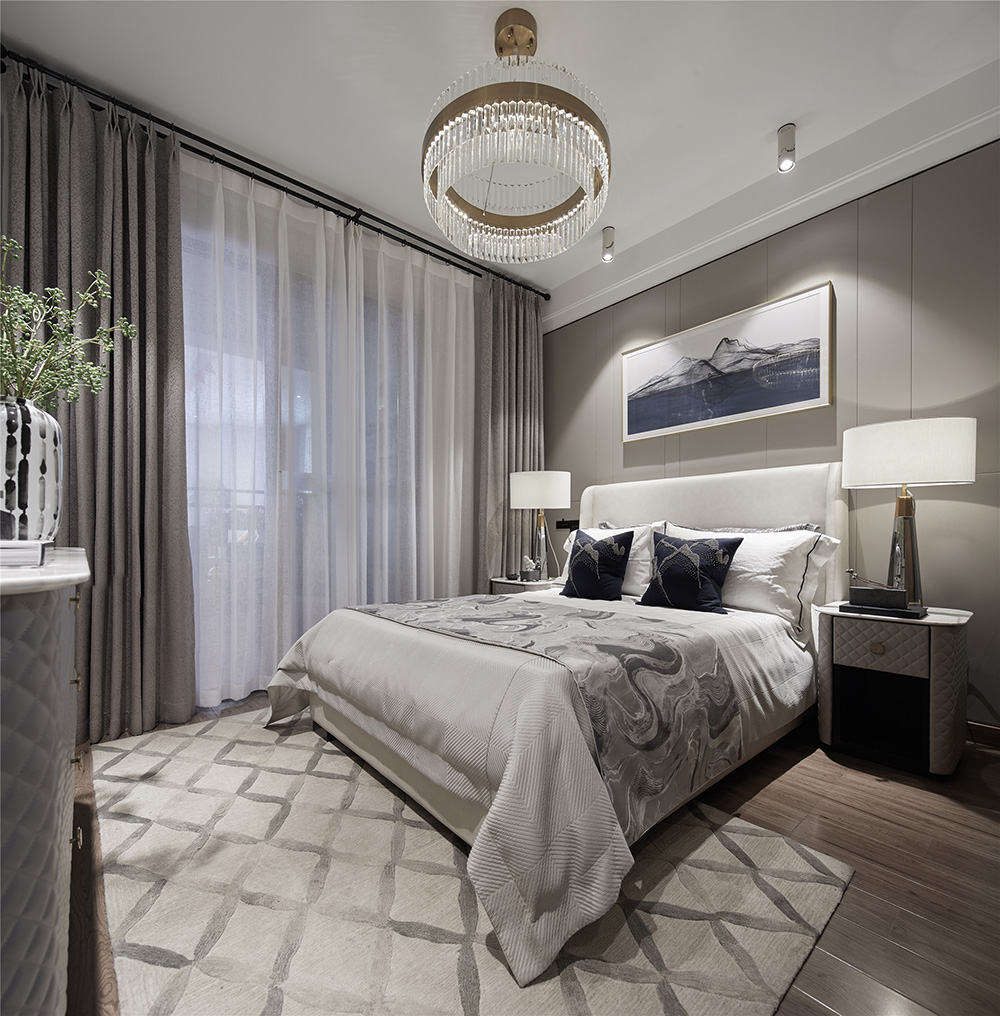 現(xiàn)代簡(jiǎn)約風(fēng)格室內(nèi)裝修效果圖-恒大新城二居95平米-臥室 現(xiàn)代簡(jiǎn)約風(fēng)格室內(nèi)裝修效果圖-恒大新城二居95平米-臥室