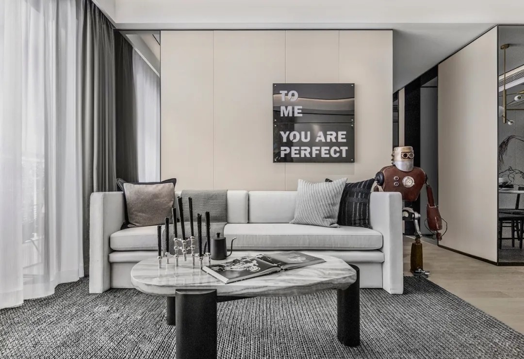 現(xiàn)代朋克風(fēng)格室內(nèi)設(shè)計家裝案例-客廳 現(xiàn)代朋克風(fēng)格室內(nèi)設(shè)計家裝案例-客廳