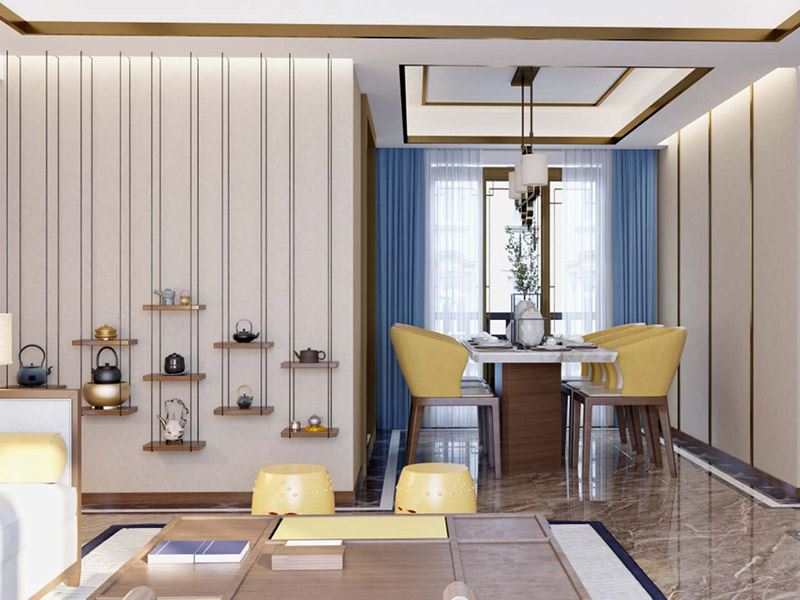 泰州市柏建小區(qū)現(xiàn)代簡約風格三居室裝修案例