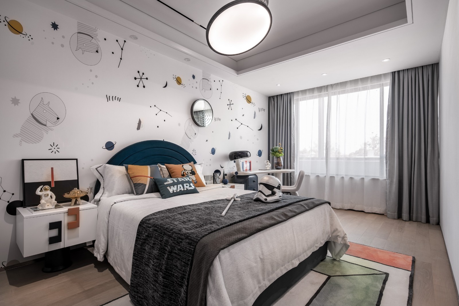 現(xiàn)代簡約風(fēng)格室內(nèi)設(shè)計(jì)家裝案例-兒童房 現(xiàn)代簡約風(fēng)格室內(nèi)設(shè)計(jì)家裝案例-兒童房