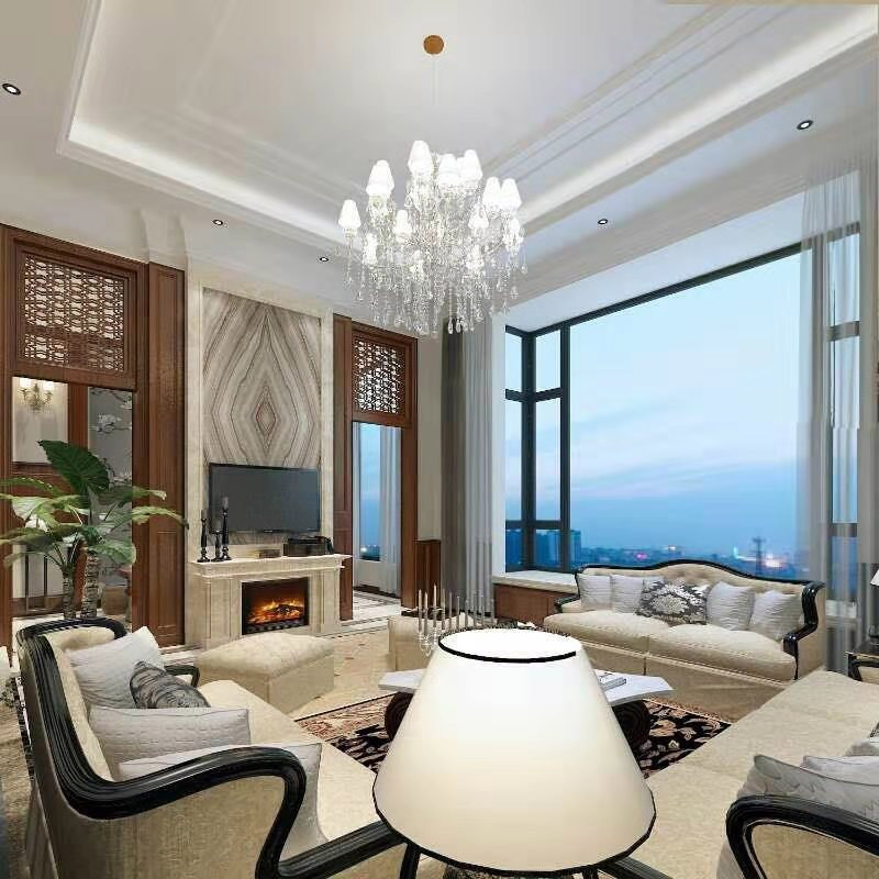 美式鄉(xiāng)村風格室內裝修效果圖-學府一號復式230平米-客廳 美式鄉(xiāng)村風格室內裝修效果圖-學府一號復式230平米-客廳