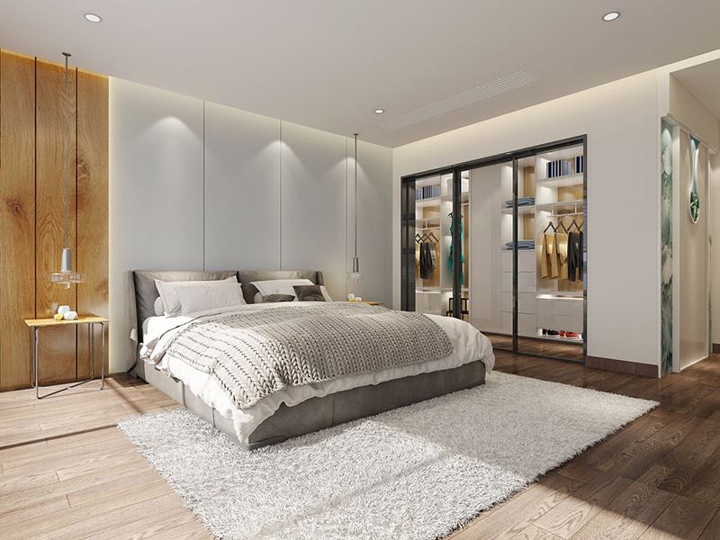 自貢市古鹽新村現(xiàn)代簡約風格別墅裝修案例