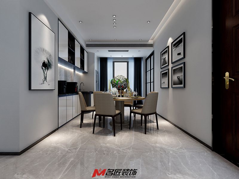 廣州市廣地花園歐式風(fēng)格二居室裝修案例