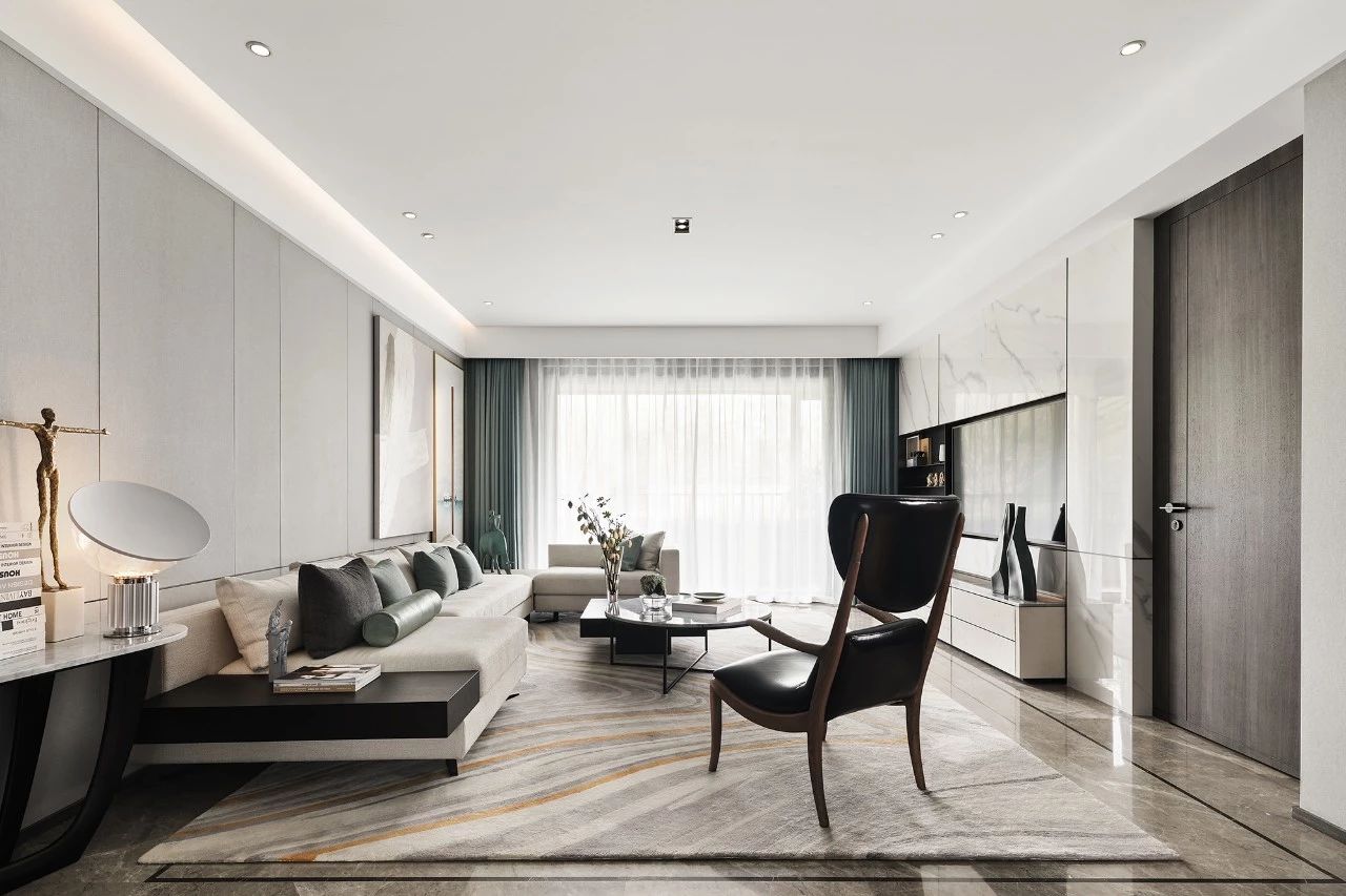 現(xiàn)代輕奢風格室內(nèi)設計家裝案例-客廳 現(xiàn)代輕奢風格室內(nèi)設計家裝案例-客廳