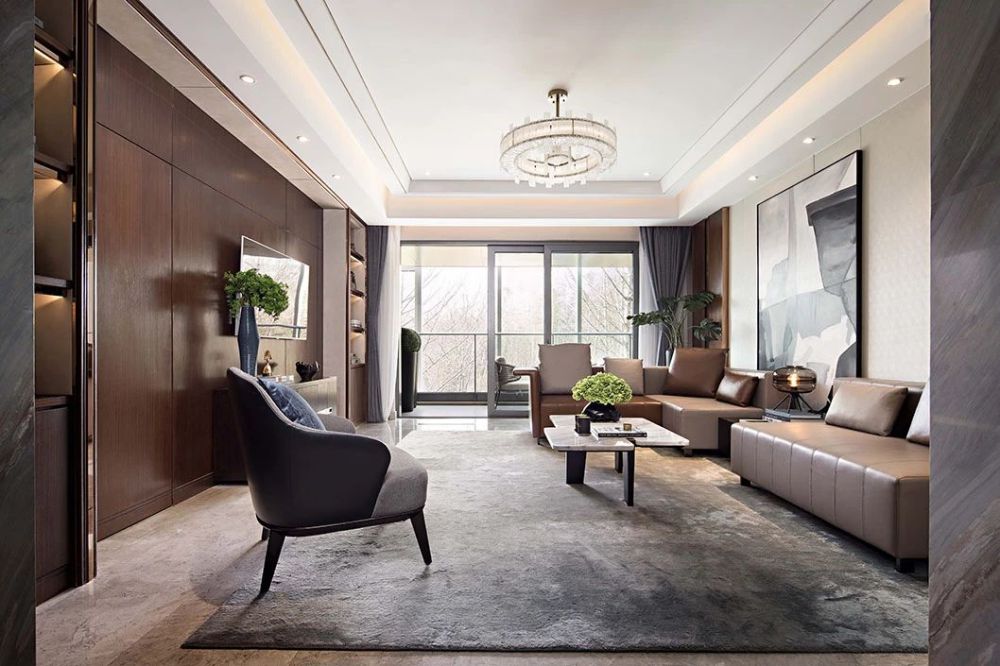 輕奢簡約風(fēng)格室內(nèi)設(shè)計家裝案例-客廳 輕奢簡約風(fēng)格室內(nèi)設(shè)計家裝案例-客廳
