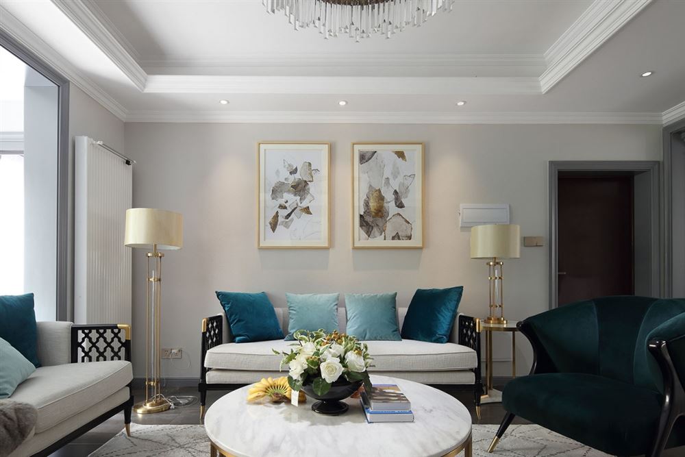 惠州市壹方天第輕奢風(fēng)格三居室裝修案例