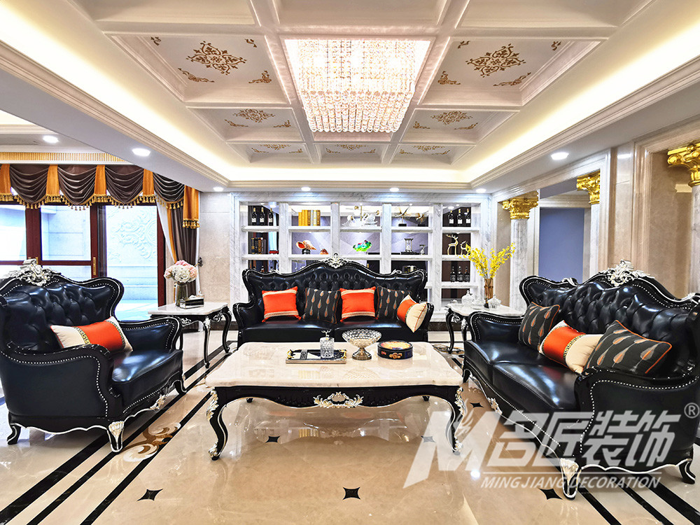 歐式別墅裝修設(shè)計(jì)-會(huì)客廳 歐式別墅裝修設(shè)計(jì)-會(huì)客廳