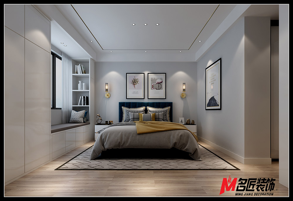 輕奢風(fēng)格室內(nèi)裝修效果圖-洋洪小區(qū)三居120平米-臥室 輕奢風(fēng)格室內(nèi)裝修效果圖-洋洪小區(qū)三居120平米-臥室