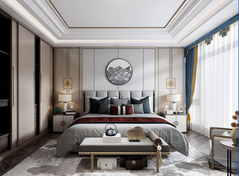 現(xiàn)代簡(jiǎn)約風(fēng)格室內(nèi)裝修設(shè)計(jì)效果圖-主臥 現(xiàn)代簡(jiǎn)約風(fēng)格室內(nèi)裝修設(shè)計(jì)效果圖-主臥