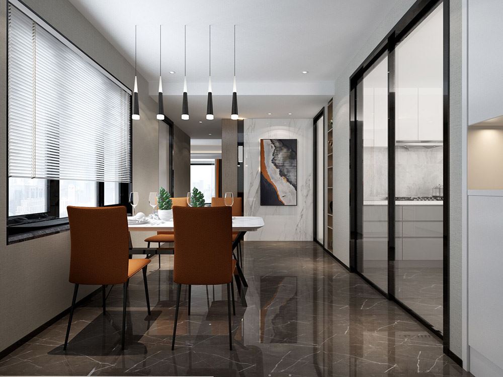 臺(tái)州市碧湖山莊現(xiàn)代簡(jiǎn)約風(fēng)格二居室裝修案例