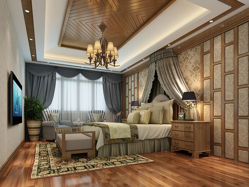 楚雄彝族自治州濱河小區(qū)地中海風(fēng)格別墅裝修案例