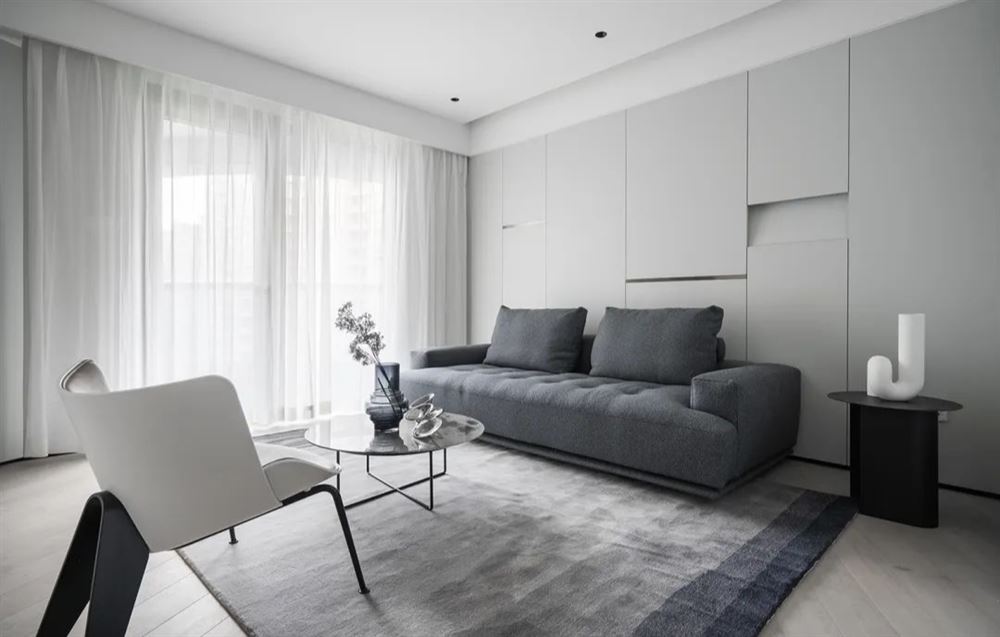 昭通市金色家園北歐風(fēng)格三居室裝修案例