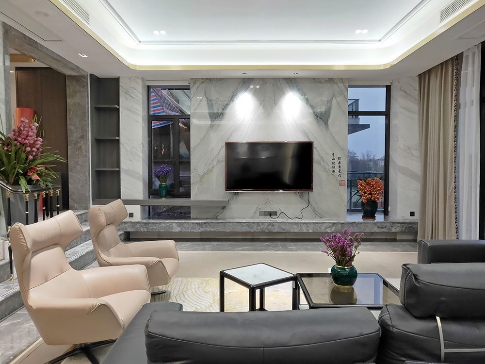 湖州市長(zhǎng)和莊園輕奢風(fēng)格別墅裝修案例