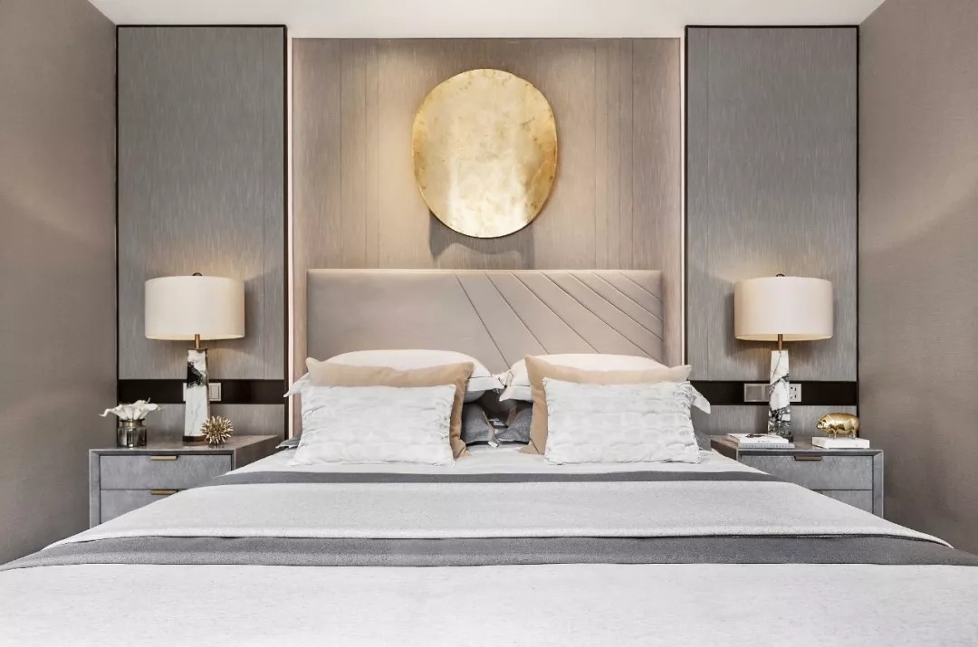 佛山裝修公司現(xiàn)代簡奢風格別墅裝修效果圖-臥室 佛山裝修公司現(xiàn)代簡奢風格別墅裝修效果圖-臥室