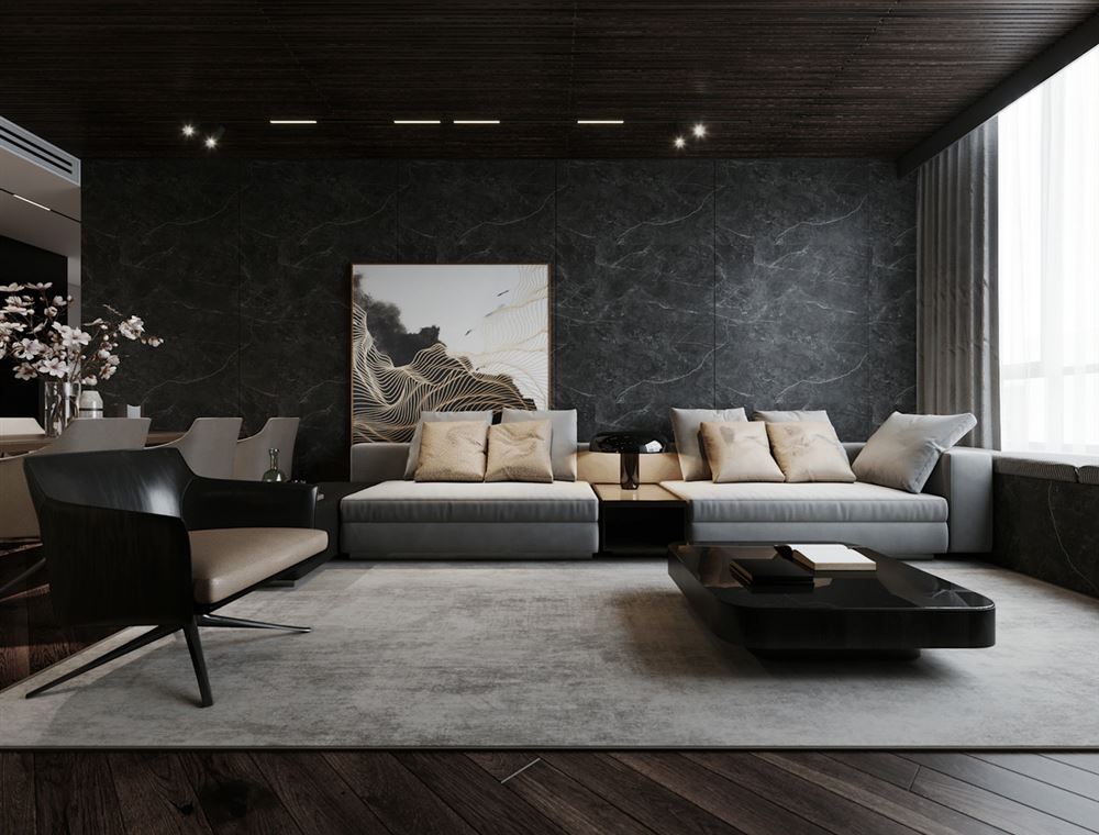 佛山市越秀星匯瀚府現(xiàn)代簡約風(fēng)格四居室裝修案例