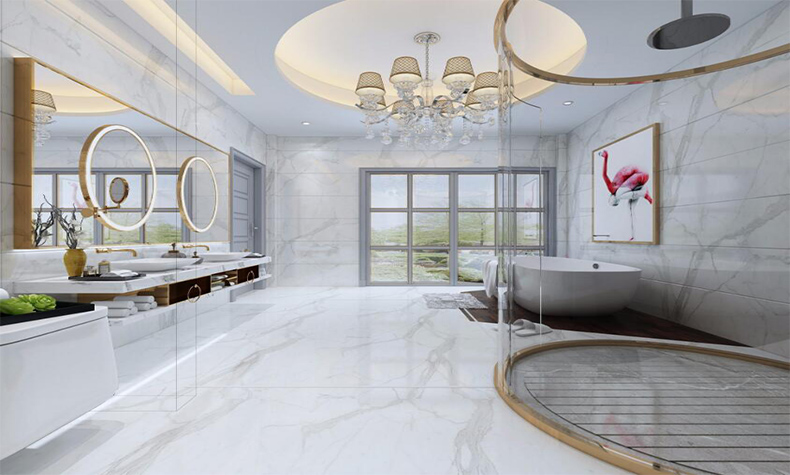 佛山市世茂弘陽綠島湖公館現代簡約風格別墅裝修案例