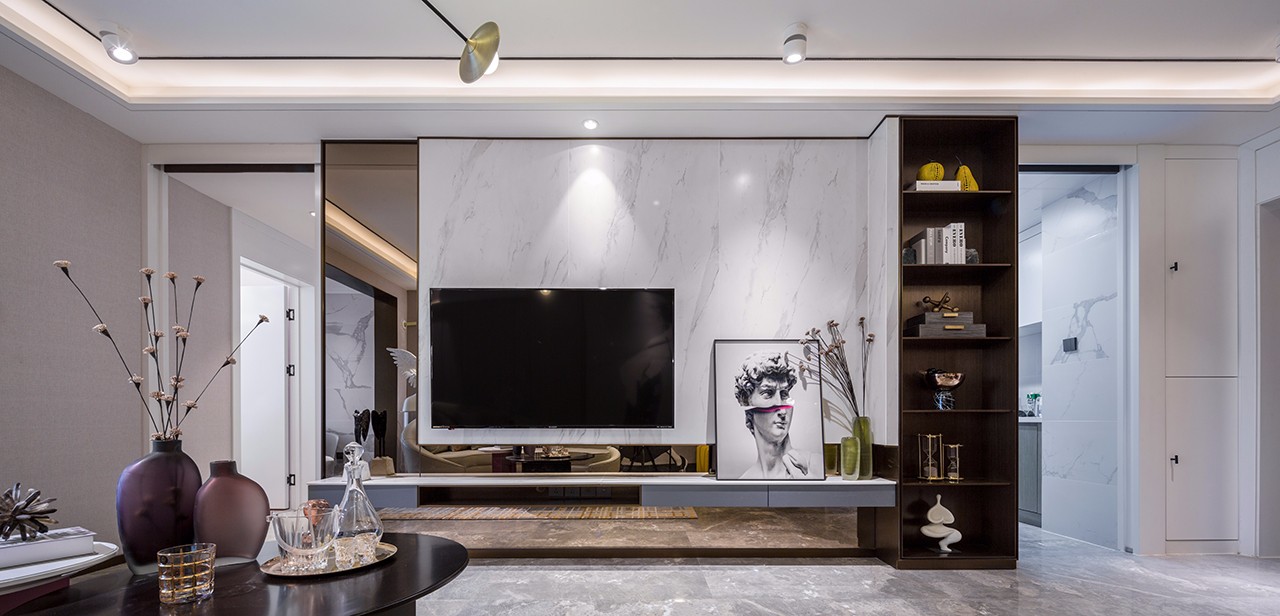 輕奢風(fēng)格家裝設(shè)計(jì)室內(nèi)裝修效果圖-客廳 輕奢風(fēng)格家裝設(shè)計(jì)室內(nèi)裝修效果圖-客廳