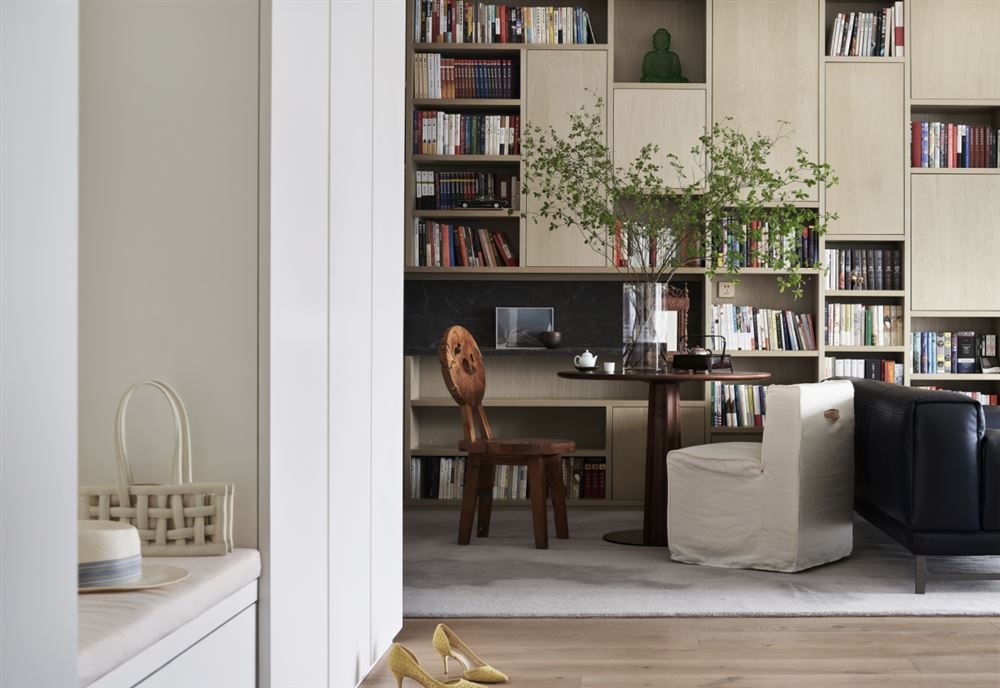 江門市瓏城半山現(xiàn)代簡約風(fēng)格三居室裝修案例