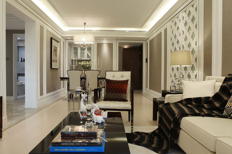 現(xiàn)代歐式風格室內設計家裝案例-客餐廳 現(xiàn)代歐式風格室內設計家裝案例-客餐廳