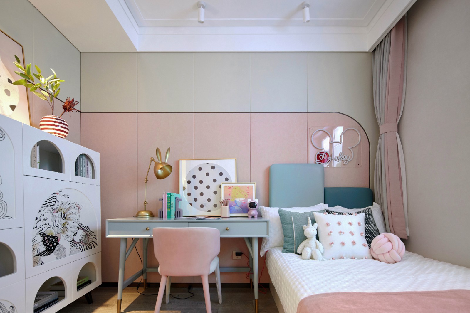 現(xiàn)代簡約風格室內設計家裝案例-兒童房 現(xiàn)代簡約風格室內設計家裝案例-兒童房