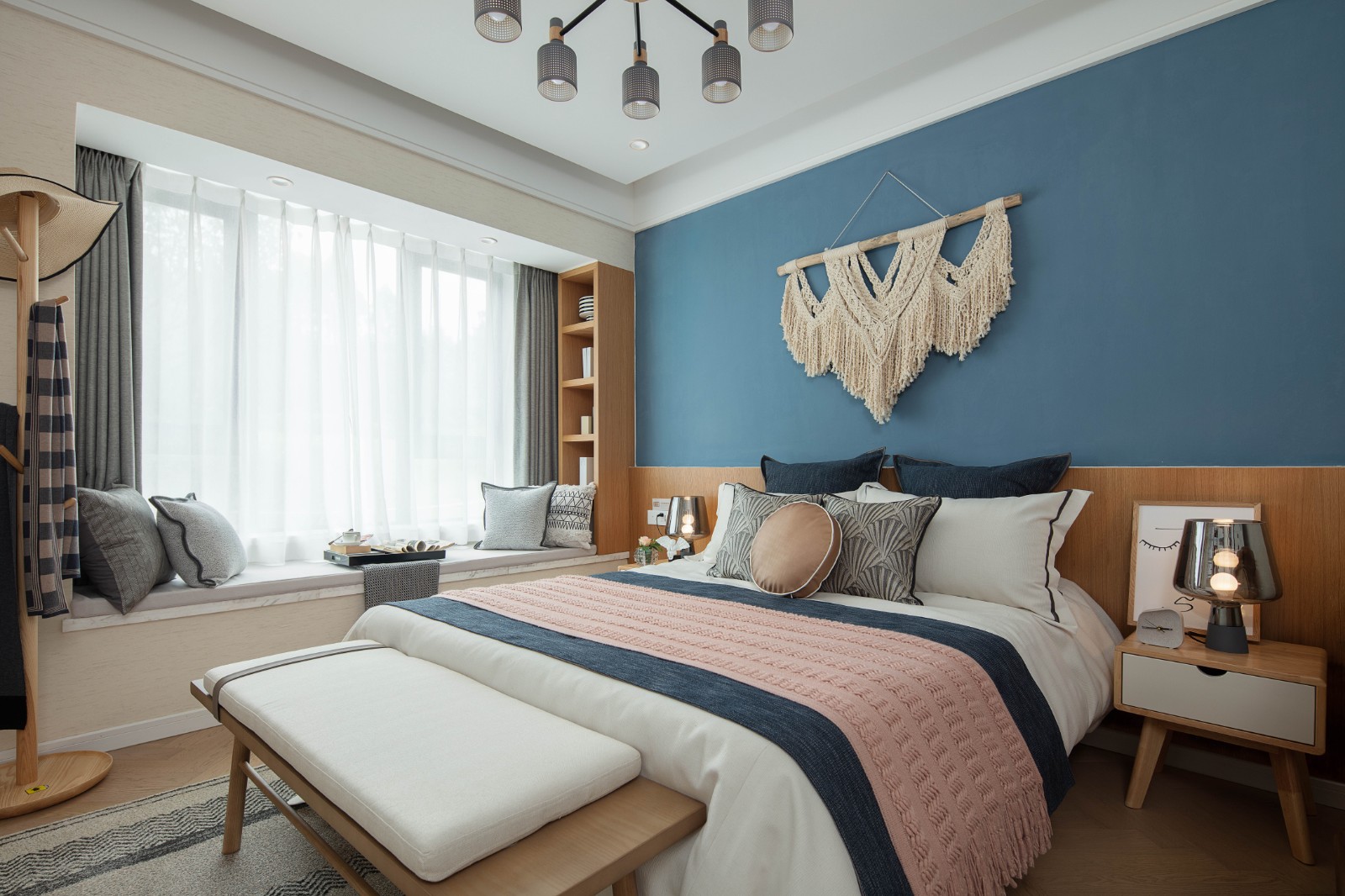 北歐風格家裝設計室內(nèi)裝修效果圖-臥室 北歐風格家裝設計室內(nèi)裝修效果圖-臥室