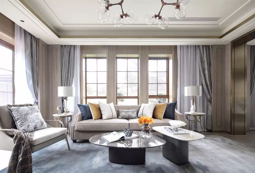 廣州市中海譽(yù)城輕奢風(fēng)格三居室裝修案例