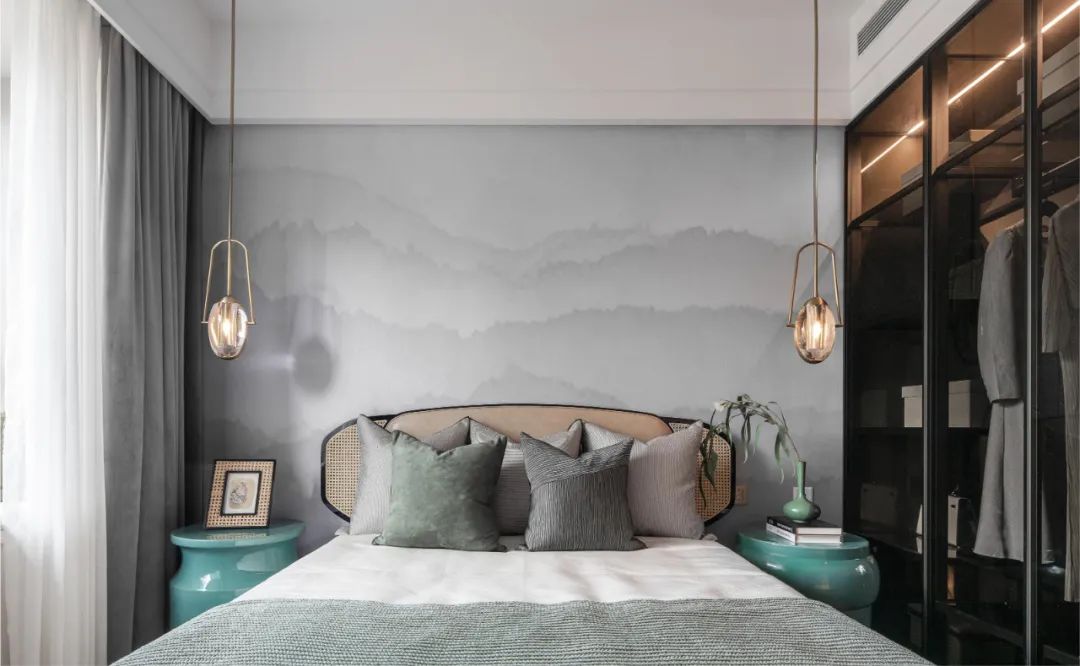 新中式風(fēng)格室內(nèi)設(shè)計(jì)家裝案例-臥室 新中式風(fēng)格室內(nèi)設(shè)計(jì)家裝案例-臥室