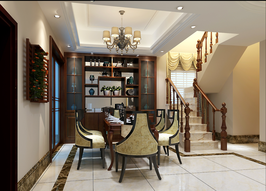 佛山裝修公司美式風(fēng)格室內(nèi)裝修效果圖-餐廳 佛山裝修公司美式風(fēng)格室內(nèi)裝修效果圖-餐廳