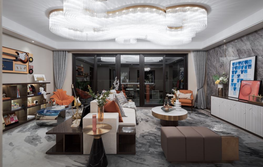 佛山市保利玥府北歐風(fēng)格三居室裝修案例