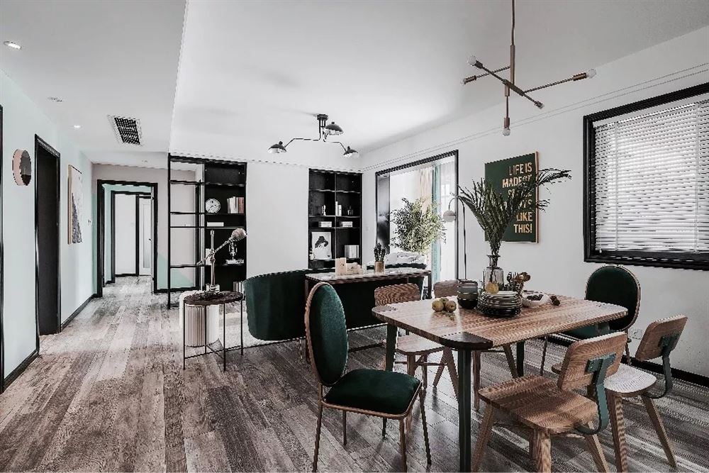 佛山市海倫堡&middot;美的&middot;玖悅府北歐風(fēng)格三居室裝修案例