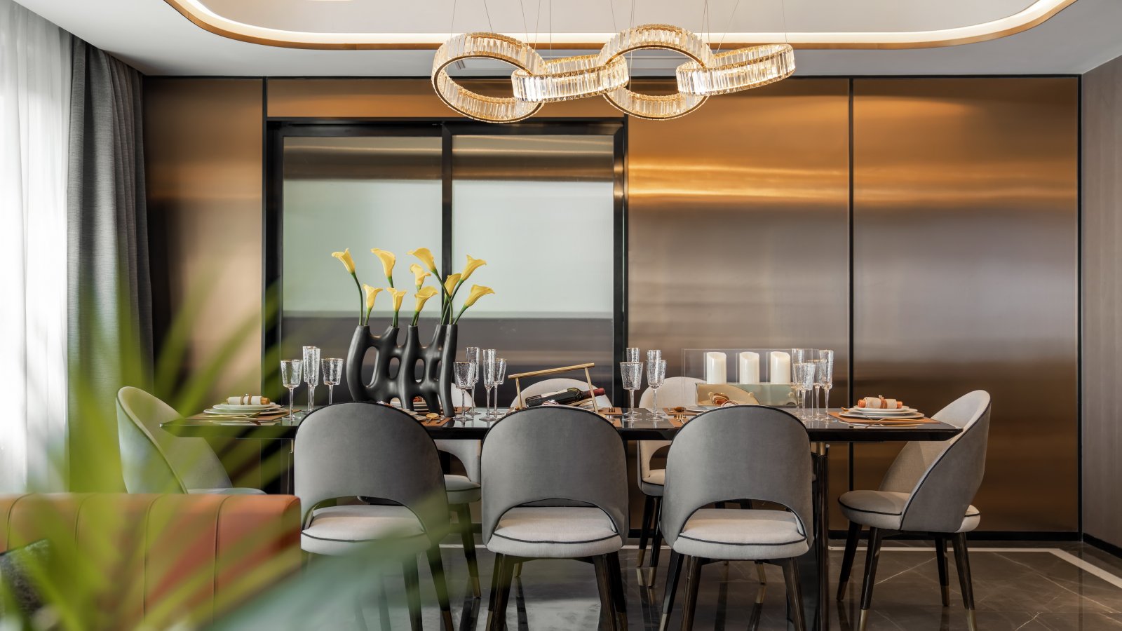 輕奢風(fēng)格室內(nèi)設(shè)計(jì)家裝案例-餐廳 輕奢風(fēng)格室內(nèi)設(shè)計(jì)家裝案例-餐廳