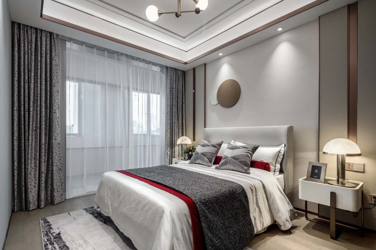 現(xiàn)代新中式風(fēng)格室內(nèi)設(shè)計家裝案例-老人房 現(xiàn)代新中式風(fēng)格室內(nèi)設(shè)計家裝案例-老人房