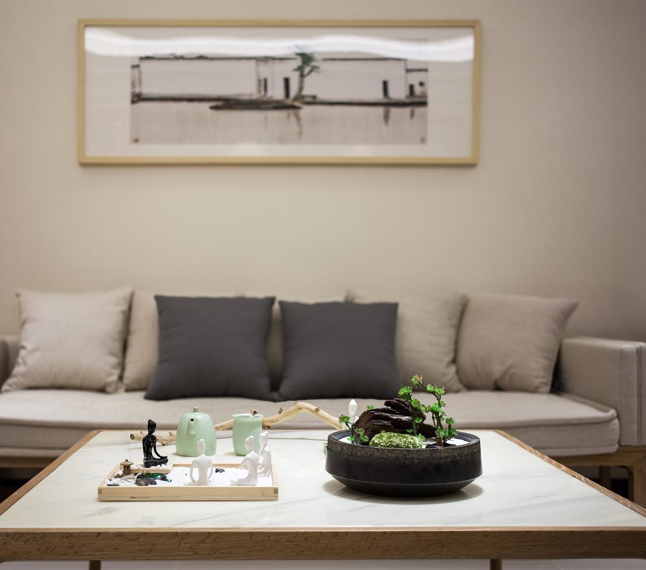 新中式風(fēng)格家裝設(shè)計室內(nèi)裝修效果圖-客廳茶幾 新中式風(fēng)格家裝設(shè)計室內(nèi)裝修效果圖-客廳茶幾