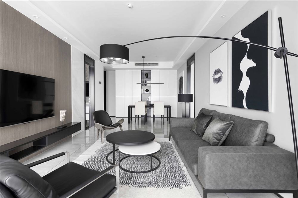 佛山市美的&middot;金地&middot;新明珠&middot;鳳翔灣壹號現(xiàn)代風(fēng)格五居室裝修案例