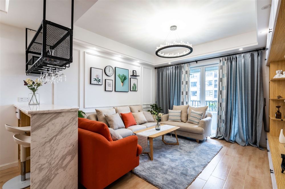 江門市興南小區(qū)北歐風(fēng)格三居室裝修案例