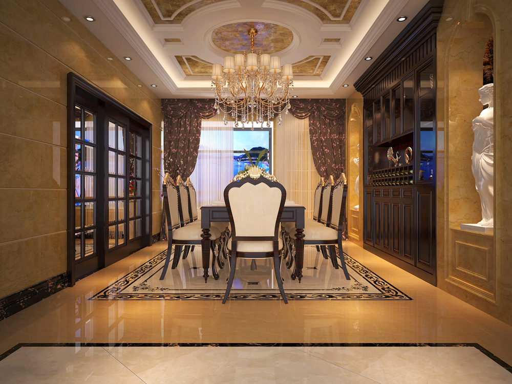 韶關(guān)市云星錢(qián)隆譽(yù)園歐式風(fēng)格別墅裝修案例