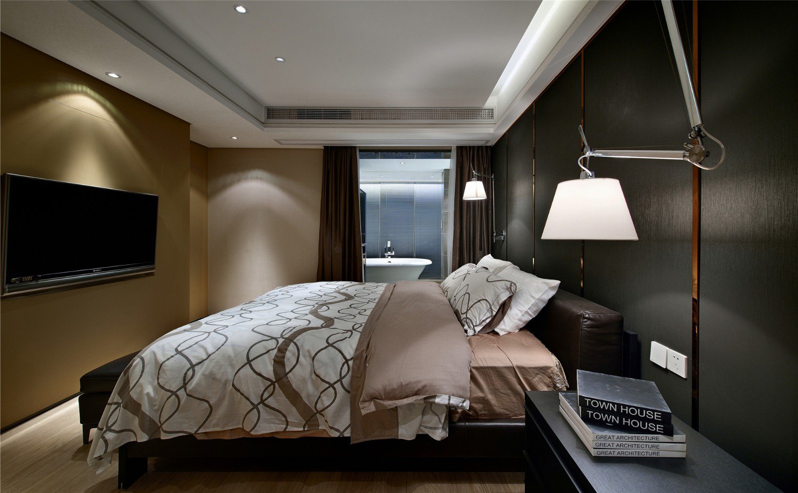 現(xiàn)代簡約風(fēng)格家裝設(shè)計(jì)室內(nèi)裝修效果圖-主臥 現(xiàn)代簡約風(fēng)格家裝設(shè)計(jì)室內(nèi)裝修效果圖-主臥