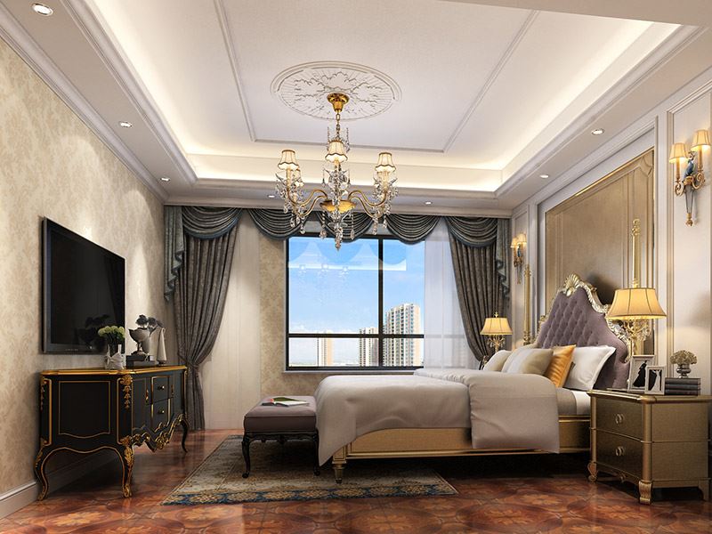 佛山市碧桂園南海悅城歐式風格三居室裝修案例