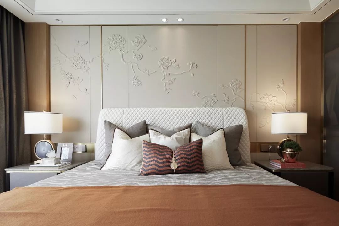 裝修案例新中式風格室內(nèi)裝修效果圖-臥室 裝修案例新中式風格室內(nèi)裝修效果圖-臥室