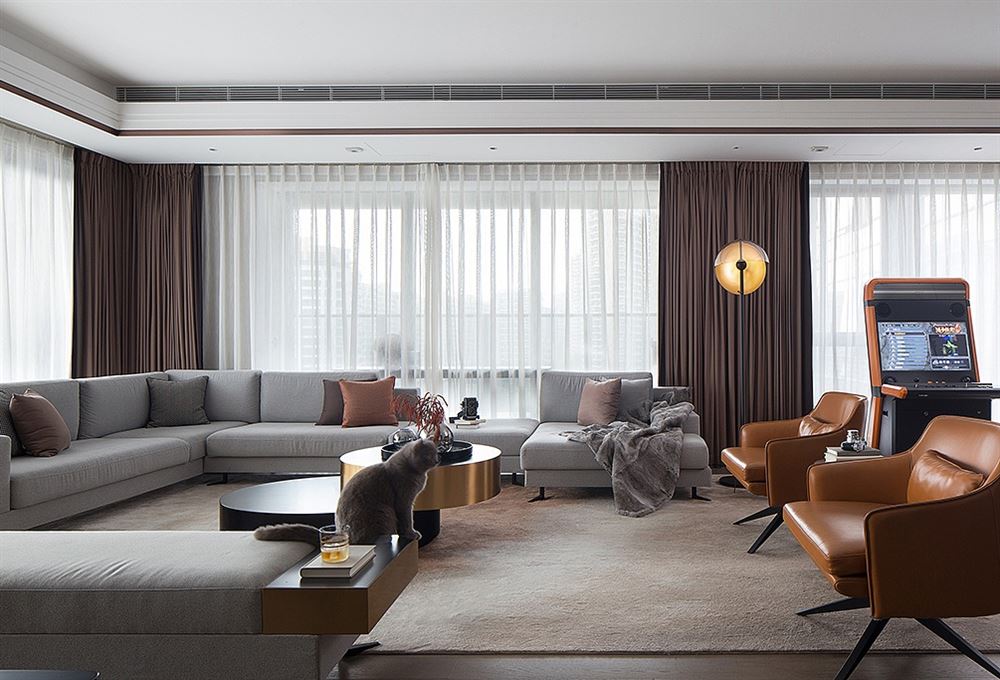 廣州市宇晴軒輕奢風格二居室裝修案例