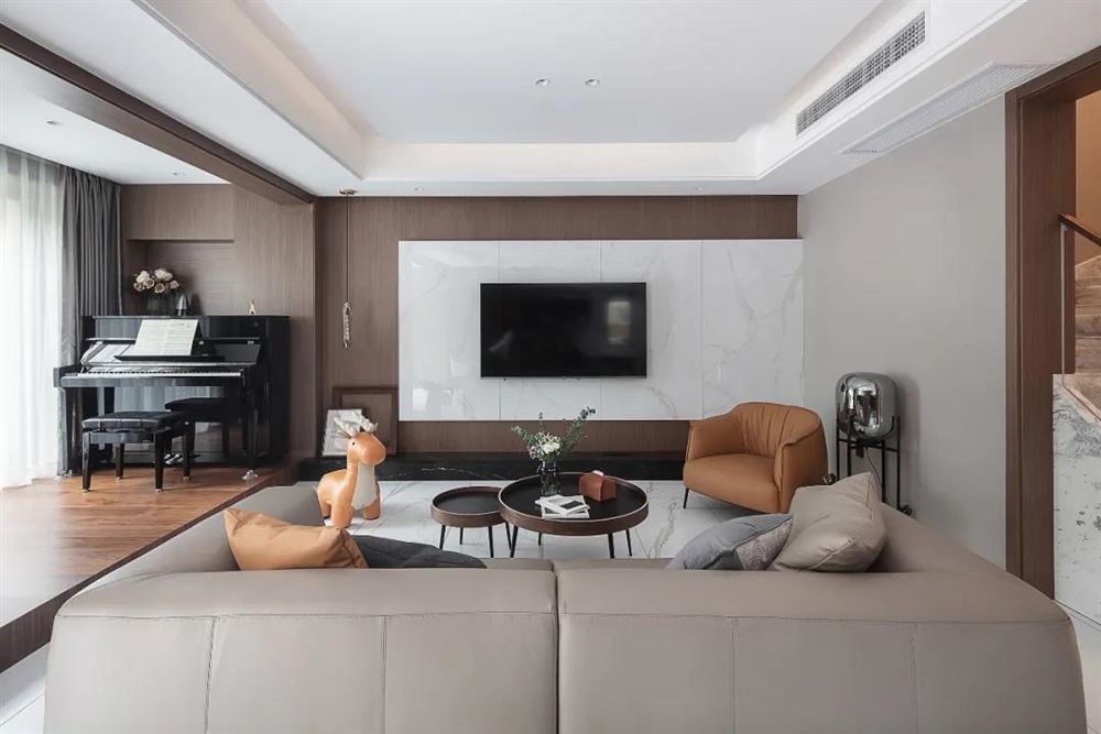 江門市文昌花園現(xiàn)代簡(jiǎn)約風(fēng)格三居室裝修案例