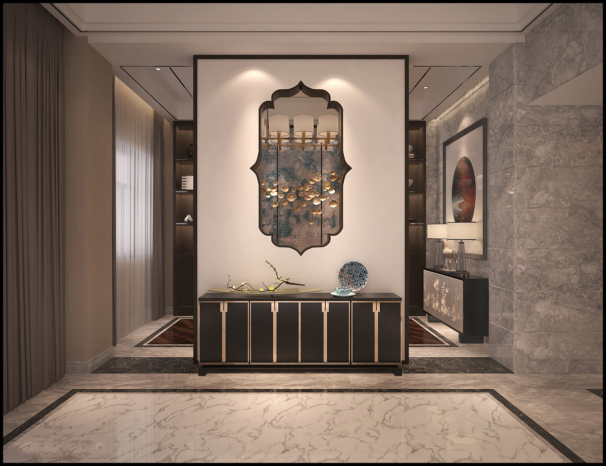 嘉興市中駿&middot;悅景府現(xiàn)代風(fēng)格三居室裝修案例