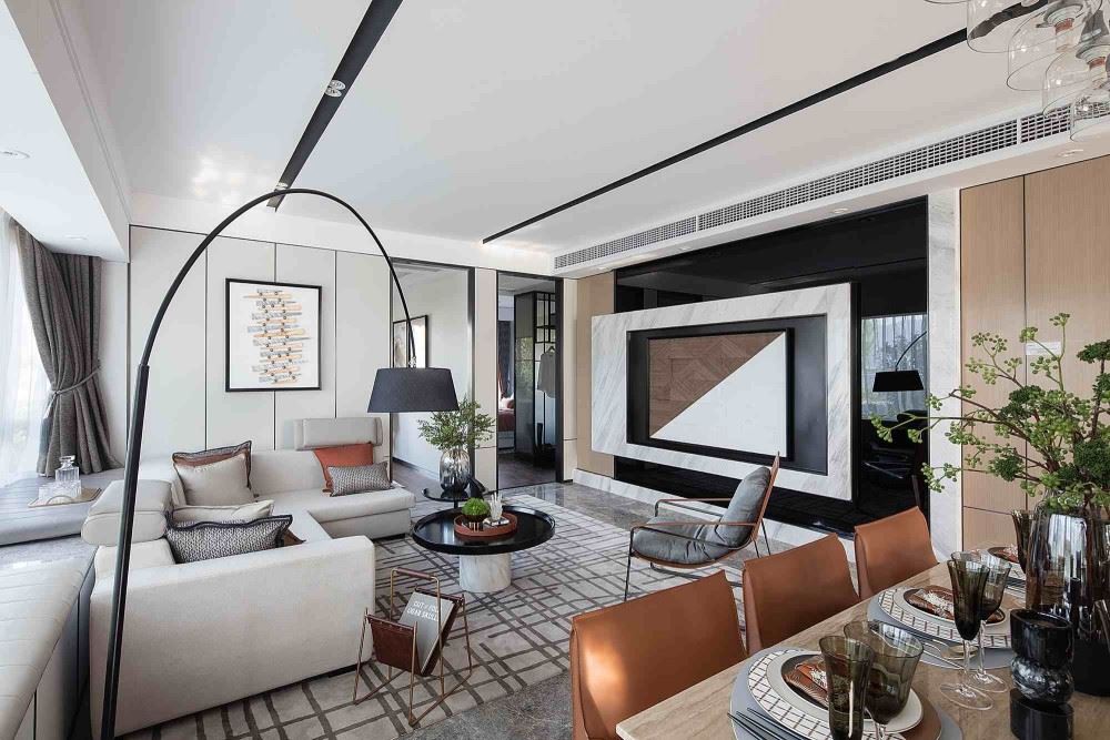 佛山市建投綠地璀璨天城北歐風(fēng)格三居室裝修案例