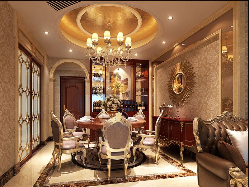 佛山市碧桂園&middot;鳳凰灣新古典風格三居室裝修案例