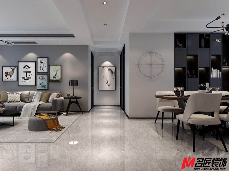 廣州市東方新世界歐式風(fēng)格二居室裝修案例